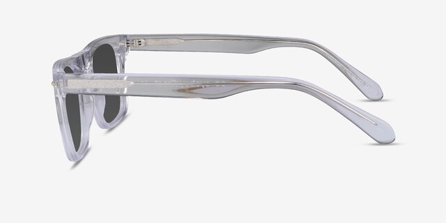 Poolside Clear AcetateSunglass Frames from EyeBuyDirect, Side View
