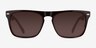 Poolside Brown Striped AcetateSunglass Frames from EyeBuyDirect, Front View