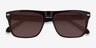 Poolside Brown Striped AcetateSunglass Frames from EyeBuyDirect, Closed View