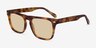 Poolside Shiny Tortoise AcetateSunglass Frames from EyeBuyDirect, Angle View