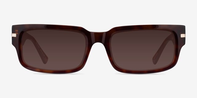 Croquet Shiny Tortoise AcetateSunglass Frames from EyeBuyDirect, Front View