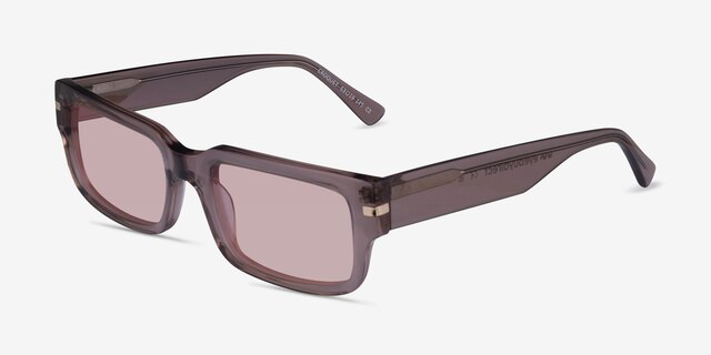 Croquet Crystal Nude AcetateSunglass Frames from EyeBuyDirect, Angle View