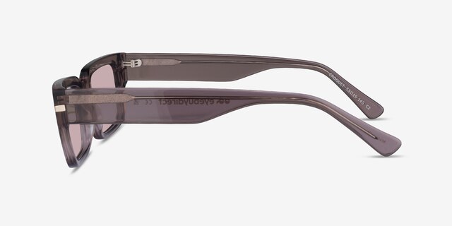 Croquet Crystal Nude AcetateSunglass Frames from EyeBuyDirect, Side View