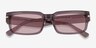 Croquet Crystal Nude AcetateSunglass Frames from EyeBuyDirect, Closed View