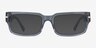 Croquet Crystal Blue AcetateSunglass Frames from EyeBuyDirect, Front View