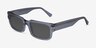 Croquet Crystal Blue AcetateSunglass Frames from EyeBuyDirect, Angle View