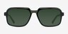 Social Green AcetateSunglass Frames from EyeBuyDirect, Front View