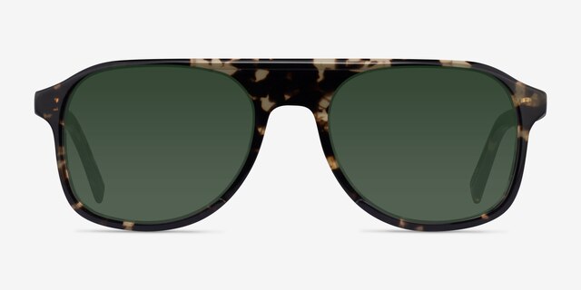 Tropical Tortoise AcetateSunglass Frames from EyeBuyDirect, Front View