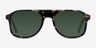 Tropical Tortoise AcetateSunglass Frames from EyeBuyDirect, Front View