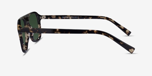 Tropical Tortoise AcetateSunglass Frames from EyeBuyDirect, Side View