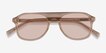 Tropical Translusant Beige AcetateSunglass Frames from EyeBuyDirect, Closed View