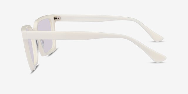 Cabana White AcetateSunglass Frames from EyeBuyDirect, Side View