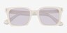 Cabana White AcetateSunglass Frames from EyeBuyDirect, Closed View