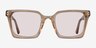 Cabana Translusant Beige AcetateSunglass Frames from EyeBuyDirect, Front View