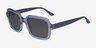 Resort Clear Blue AcetateSunglass Frames from EyeBuyDirect, Angle View