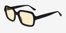 Resort Black AcetateSunglass Frames from EyeBuyDirect, Angle View