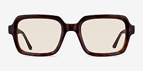 Resort Écailles Acétate Soleil de Lunette de vue d'EyeBuyDirect, Vue de Face