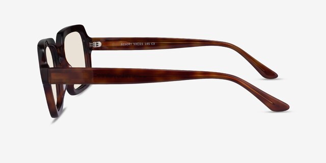 Resort Tortoise AcetateSunglass Frames from EyeBuyDirect, Side View