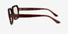 Resort Tortoise AcetateSunglass Frames from EyeBuyDirect, Side View