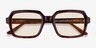Resort Tortoise AcetateSunglass Frames from EyeBuyDirect, Closed View