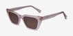 Natalie Crystal Nude AcetateSunglass Frames from EyeBuyDirect, Angle View