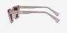 Natalie Crystal Nude AcetateSunglass Frames from EyeBuyDirect, Side View