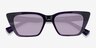 Natalie Purple AcetateSunglass Frames from EyeBuyDirect, Closed View