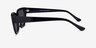 Celeste Black AcetateSunglass Frames from EyeBuyDirect, Side View