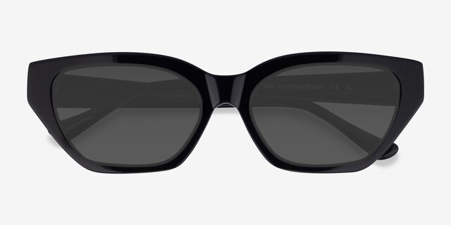 Celeste Black AcetateSunglass Frames from EyeBuyDirect, Closed View