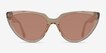 Ariana Champagne AcetateSunglass Frames from EyeBuyDirect, Front View