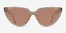 Ariana Champagne AcetateSunglass Frames from EyeBuyDirect, Front View