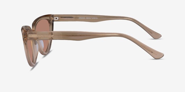 Ariana Champagne AcetateSunglass Frames from EyeBuyDirect, Side View