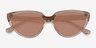 Ariana Champagne AcetateSunglass Frames from EyeBuyDirect, Closed View