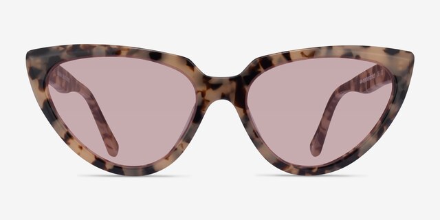 Ariana Ivory Tortoise AcetateSunglass Frames from EyeBuyDirect, Front View