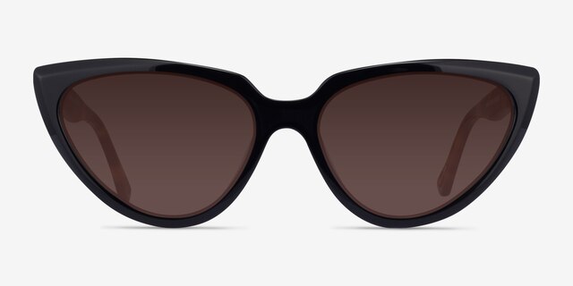 Ariana Dark Tortoise AcetateSunglass Frames from EyeBuyDirect, Front View