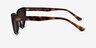 Ariana Dark Tortoise AcetateSunglass Frames from EyeBuyDirect, Side View
