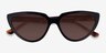 Ariana Dark Tortoise AcetateSunglass Frames from EyeBuyDirect, Closed View
