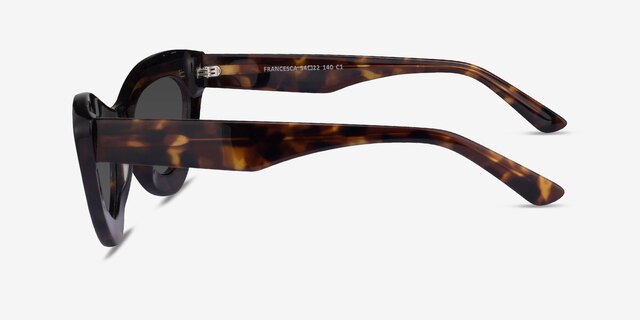 Francesca Tortoise AcetateSunglass Frames from EyeBuyDirect, Side View