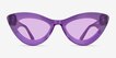 Francesca Crystal Purple AcetateSunglass Frames from EyeBuyDirect, Front View