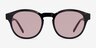 Flamingo Black AcetateSunglass Frames from EyeBuyDirect, Front View
