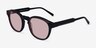 Flamingo Black AcetateSunglass Frames from EyeBuyDirect, Angle View