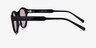 Flamingo Black AcetateSunglass Frames from EyeBuyDirect, Side View