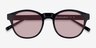 Flamingo Black AcetateSunglass Frames from EyeBuyDirect, Closed View