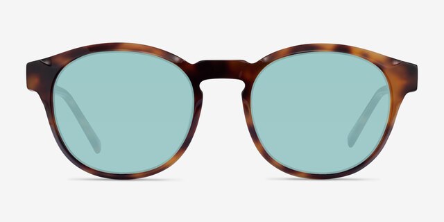 Flamingo Tortoise AcetateSunglass Frames from EyeBuyDirect, Front View