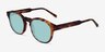 Flamingo Tortoise AcetateSunglass Frames from EyeBuyDirect, Angle View