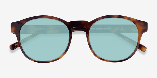 Flamingo Tortoise AcetateSunglass Frames from EyeBuyDirect, Closed View