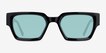 Pomade Black AcetateSunglass Frames from EyeBuyDirect, Front View