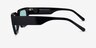 Pomade Black AcetateSunglass Frames from EyeBuyDirect, Side View