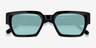 Pomade Black AcetateSunglass Frames from EyeBuyDirect, Closed View