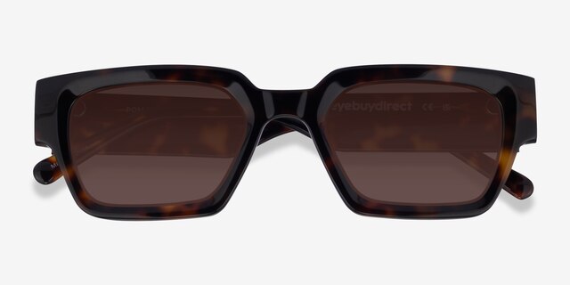Pomade Tortoise AcetateSunglass Frames from EyeBuyDirect, Closed View